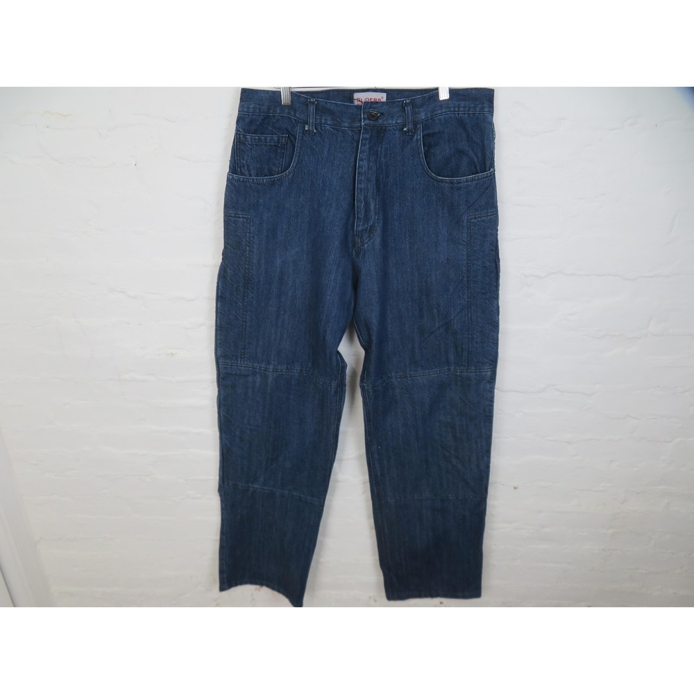 Sliders Motorcycle Jeans Mens 36x34 Blue Aramid Fiber Riding Protective Pants